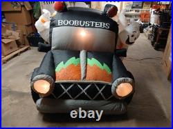Halloween Gemmy 7' Hot Rod Hearse Lighted Airblown Inflatable RARE With Fan