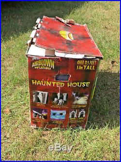 Halloween Gemmy Airblown Inflatable Haunted House 12.5' LIghted Yard Decor