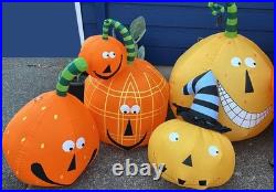 Halloween Gemmy Airblown Inflatable Pumpkin Patch OVER 12' LONG