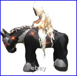 Halloween Ghost rider Inflatable Decor 5.5ft