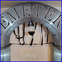 Halloween Haunted Cemetery 8' Arch Inflatable Decor LED Light Up