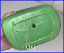Halloween Haunted House Mansion 16 Inch Vtg 1970 Green Blow Mold Lighted