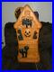 Halloween Haunted House Pumpkin Jack-o-Lantern Cat Bat lighted Blow Mold 33′