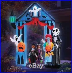 Halloween Inflatable 9' Jack Skellington Nightmare Before Christmas Archway