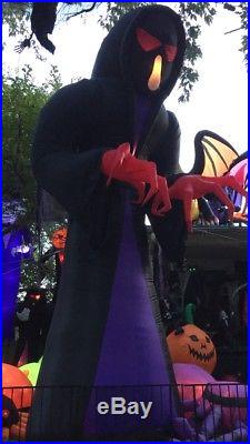 Halloween Inflatable AirBlown Blow Up 16' Reaper Yard Lawn Decoration Apparel