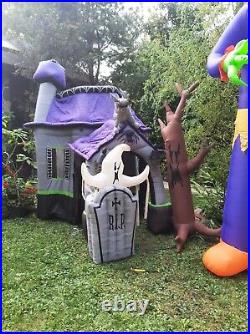 Halloween Inflatable Airblown Gemmy 2010 10ft Lightshow Haunted House READ