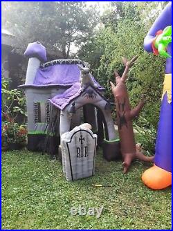 Halloween Inflatable Airblown Gemmy 2010 10ft Lightshow Haunted House READ