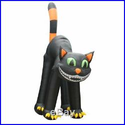 Halloween Inflatable Black Cat 20 Ft Tall Lighted Huge Outdoor Yard Decoration