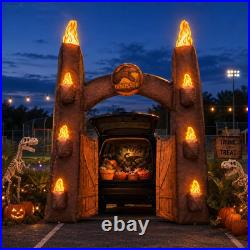 Halloween Inflatable Dinosaur Trunk or Treat Car Decorations Kit for SUV Banner