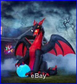 Halloween Inflatable Dragon AirBlown Blow Up Yard Lawn Decoration Holidays