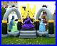 Halloween Inflatable Gemmy Zombie Organ Player with Dancers Yard Decor