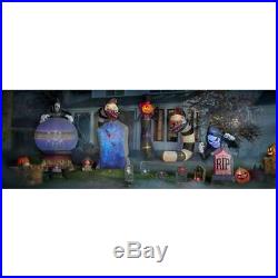 Halloween Inflatable Living Projection Beetlejuice Tombstone WB Airblown 8.99 Ft