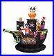 Halloween Inflatable Pirate Ship Skeletons Crew Air Blown Blowup LED Decoration