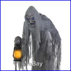 Halloween LIFESIZE WRETCHED WAILING ANIMATED PHANTOM GHOST With STEP HERE PAD FREE