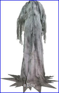 Halloween LIFESIZE WRETCHED WAILING ANIMATED PHANTOM GHOST With STEP HERE PAD FREE