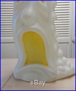 Halloween Melting Ghost 2-Sided Blow Mold Candle -Set Of 2-App. 36 Ht. With Cords