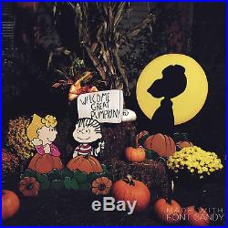 Halloween Peanuts Pumpkin Yard Art