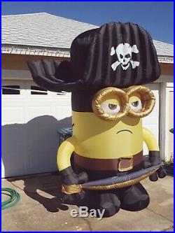 Halloween Pirate Minion 9 ft. Gemmy inflatable (Despicable Me eye matie minion)