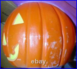 Halloween Witch on Broom Pumpkin Blow Mold Don Featherstone Design