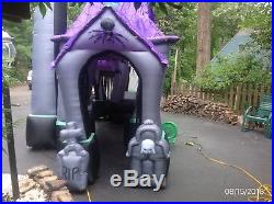 Halloween haunted house/castle inflatable 12.5 ft. Very good used condition
