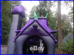 Halloween haunted house/castle inflatable 12.5 ft. Very good used condition