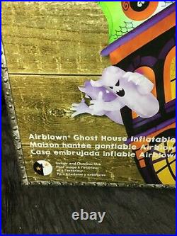 Haunted Ghost House Airblown Inflatable Halloween Yard Decor 8ft Gemmy New