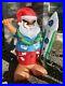 Hawaiian Inflatable Surfing Santa 4′ Christmas Inflatable In Original Box