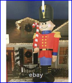 Holiday Living 16ft. Christmas Toy Soldier. Tested & Working! Read