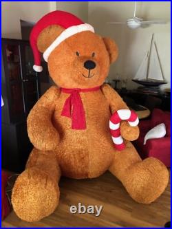 Holiday Living 8.98-ft Lighted Teddy Bear Christmas Inflatable
