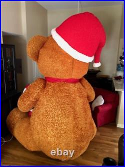 Holiday Living 8.98-ft Lighted Teddy Bear Christmas Inflatable