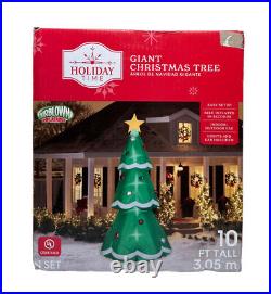 Holiday Time Christmas Airblown Inflatable Yard Christmas Tree Giant 10 ft Tall