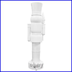 Holiday Time Giant Paint Your Own LED Nutcracker 5 FT White Blow Mold Light Up