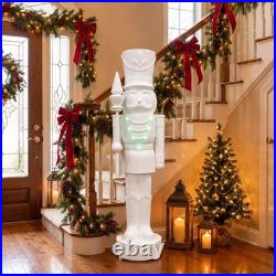 Holiday Time Giant Paint Your Own LED Nutcracker 5 FT White Blow Mold Light Up