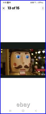 Home Accents 8 ft. Giant-Sized Lantern Nutcracker with LifeEyes LCD Eyes