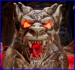 Home Accents Holiday 5 Ft. LED Gargoyle Tombstone Prop