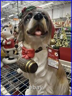 Home Depot 2024 Blow Mold LED 2.5' Christmas St Bernard Dog Brand NEW Home Depot 2024 Blow Mold LED 2.5' Christmas St Bernard Dog Brand NEW