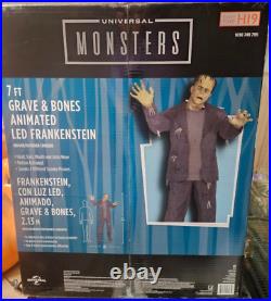 Home Depot 7ft Tall Animated LED Frankenstein Monster Halloween Decoration