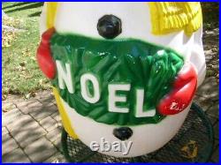 Htf Drainage Noel Snowman 39 Blow Mold Christmas Local Pick Up Only