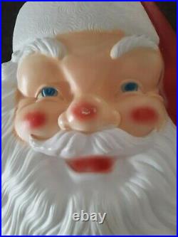 Huge Empire 33 Christmas Santa Claus Head/Face Blow Mold