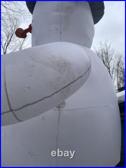 Huge Frosty The Snowman 18 Foot Inflatable With 2 Kaleidoscope Light & Led