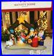 INFLATABLE CHRISTMAS Nativity Scene Outdoor Yard Greeter Giant Airblown 6.5 ft