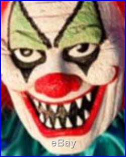 IN STOCK 2 Ft ANIMATED CIRCUS CLOWN IN CARNIVAL BUMPER CAR HAUNTED HOUSE PROP