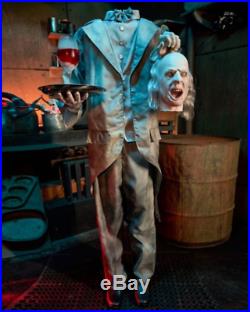 In Stock 64 Halloween Lifesize Animated Talking Headless Butler Haunted Prop