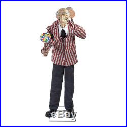 In Stock Halloween Life Size Carnival Circus Clown Animated Prop Haunted Decor