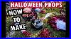 Inexpensive Halloween Prop Idea Outdoor Yard Decorations