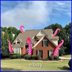 Inflatable 14.7 Feet Giant Octopus Tentacle with Air Blower for Halloween Par