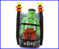 Inflatable Animated Frankenstein Lighted 6' Shaking Halloween Decoration Display