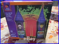 Inflatable Archway House of Horrors Outdoor Halloween Outdoor Lighted 9.5 ft