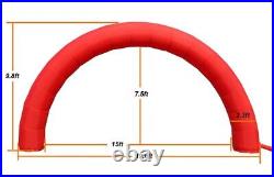 Inflatable Red Advertising Arch Foot Color Advertis 19.69ft with 110V Air Blower