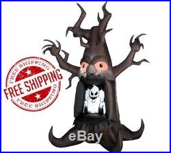 Inflatable Scary Tree Animated Halloween Decoration Airblown Outdoor Yard Gemmy
